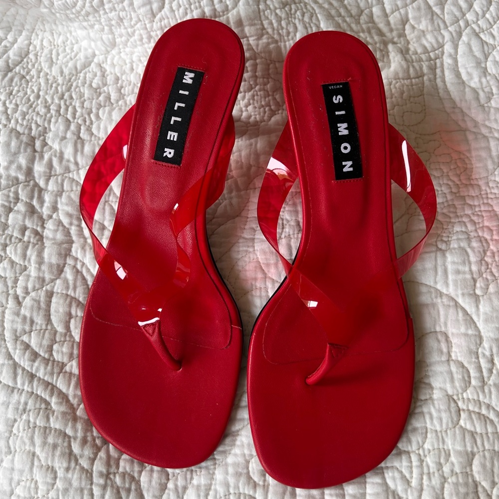 Simon Miller Thong Kitten Heel Sandals